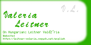 valeria leitner business card